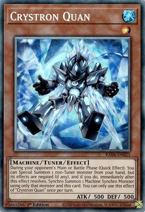 Crystron Quan [RA04-EN021] Prismatic Collector's Rare - Yu-Gi-Oh! - Card Brawlers | Quebec | Canada |