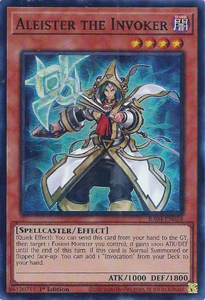 Aleister l'Invocateur (Illustration alternative) [RA04-EN024] Super Rare 