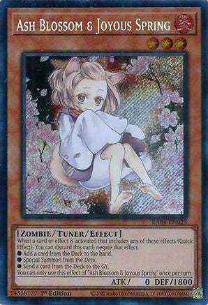 Ash Blossom & Joyous Spring (Alternate Art) [RA04-EN025] Secret Rare - Yu-Gi-Oh! - Card Brawlers | Quebec | Canada |
