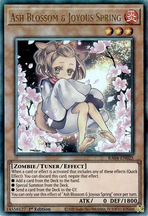 Ash Blossom & Joyous Spring (Alternate Art) [RA04-EN025] Prismatic Ultimate Rare - Yu-Gi-Oh! - Card Brawlers | Quebec | Canada |