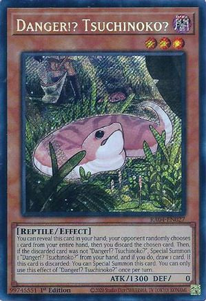 Danger!? Tsuchinoko? [RA04-EN027] Secret Rare - Yu-Gi-Oh! - Card Brawlers | Quebec | Canada |