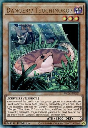 Danger!? Tsuchinoko? [RA04-EN027] Prismatic Ultimate Rare - Yu-Gi-Oh! - Card Brawlers | Quebec | Canada |