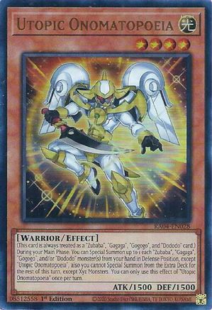 Utopic Onomatopoeia [RA04-EN028] Ultra Rare - Yu-Gi-Oh! - Card Brawlers | Quebec | Canada |
