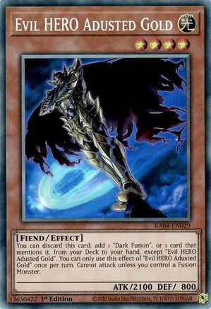 Evil HERO Adusted Gold [RA04-EN029] Prismatic Collector's Rare - Yu-Gi-Oh! - Card Brawlers | Quebec | Canada |
