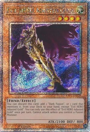 Evil HERO Adusted Gold [RA04-EN029] Quarter Century Secret Rare - Yu-Gi-Oh! - Card Brawlers | Quebec | Canada |