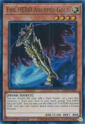 Evil HERO Adusted Gold [RA04-EN029] Ultra Rare - Yu-Gi-Oh! - Card Brawlers | Quebec | Canada |