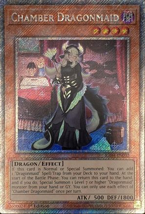 Chamber Dragonmaid [RA04-EN032] Platinum Secret Rare - Yu-Gi-Oh! - Card Brawlers | Quebec | Canada |