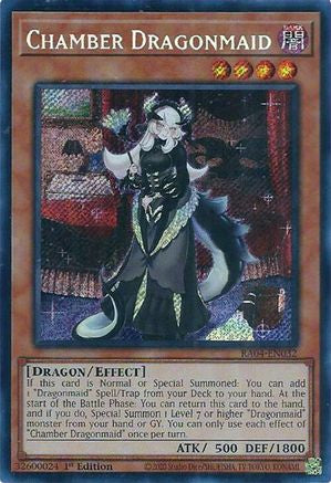 Chamber Dragonmaid [RA04-EN032] Secret Rare - Yu-Gi-Oh! - Card Brawlers | Quebec | Canada |