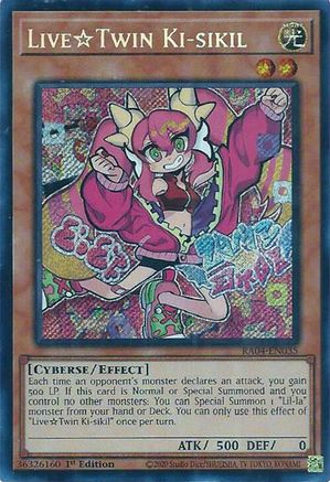 LiveTwin Ki-sikil [RA04-EN035] Secret Rare - Yu-Gi-Oh! - Card Brawlers | Quebec | Canada |