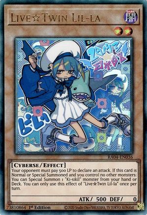 LiveTwin Lil-la [RA04-EN036] Prismatic Ultimate Rare - Yu-Gi-Oh! - Card Brawlers | Quebec | Canada |