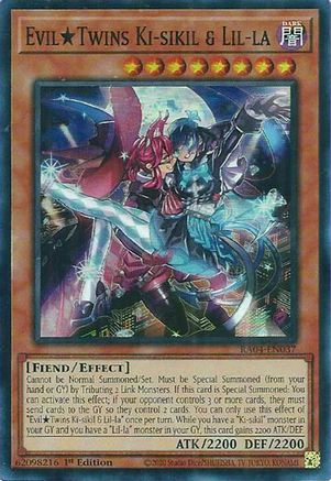 EvilTwins Ki-sikil & Lil-la [RA04-EN037] Super Rare - Yu-Gi-Oh! - Card Brawlers | Quebec | Canada |