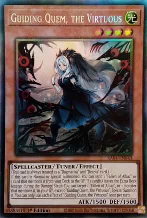Guiding Quem, the Virtuous [RA04-EN043] Prismatic Collector's Rare - Yu-Gi-Oh! - Card Brawlers | Quebec | Canada |