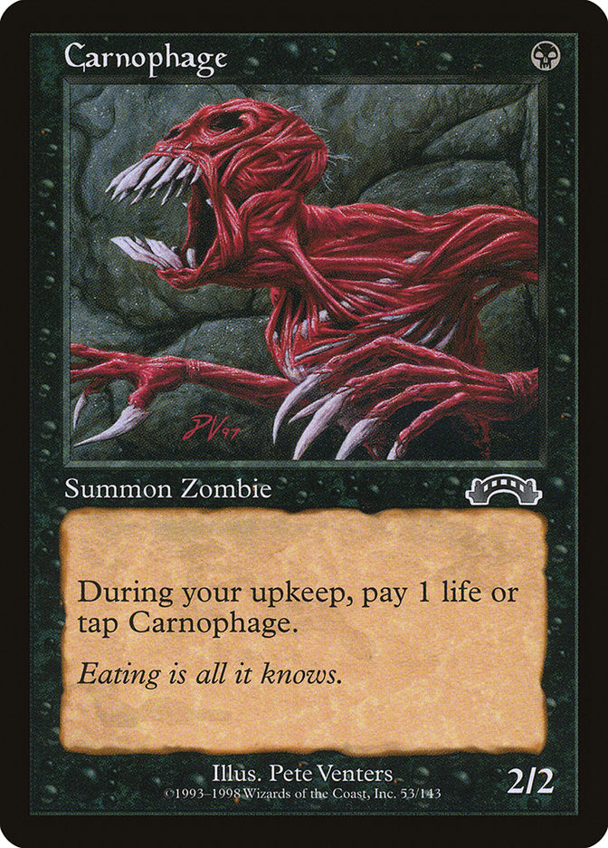 Carnophage [Exodus] - Magic: The Gathering - Card Brawlers | Quebec | Canada |