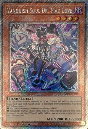 Vanquish Soul Dr. Mad Love [RA04-EN045] Platinum Secret Rare - Yu-Gi-Oh! - Card Brawlers | Quebec | Canada |