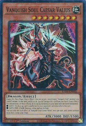 Vanquish Soul Caesar Valius [RA04-EN046] Super Rare - Yu-Gi-Oh! - Card Brawlers | Quebec | Canada |