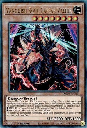 Vanquish Soul Caesar Valius [RA04-EN046] Prismatic Ultimate Rare - Yu-Gi-Oh! - Card Brawlers | Quebec | Canada |
