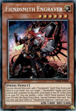Fiendsmith Engraver [RA04-EN049] Prismatic Collector's Rare - Yu-Gi-Oh! - Card Brawlers | Quebec | Canada |