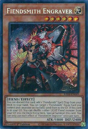 Fiendsmith Engraver [RA04-EN049] Secret Rare - Yu-Gi-Oh! - Card Brawlers | Quebec | Canada |