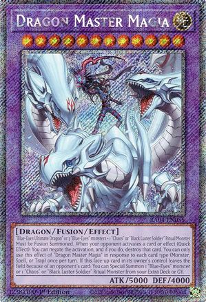 Dragon Master Magia [RA04-EN055] Platinum Secret Rare - Yu-Gi-Oh! - Card Brawlers | Quebec | Canada |