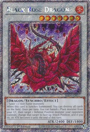 Black Rose Dragon [RA04-EN057] Platinum Secret Rare - Yu-Gi-Oh! - Card Brawlers | Quebec | Canada |