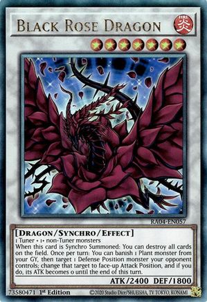 Black Rose Dragon [RA04-EN057] Prismatic Ultimate Rare - Yu-Gi-Oh! - Card Brawlers | Quebec | Canada |