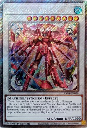 Crystron Phoenix [RA04-EN058] Platinum Secret Rare - Yu-Gi-Oh! - Card Brawlers | Quebec | Canada |