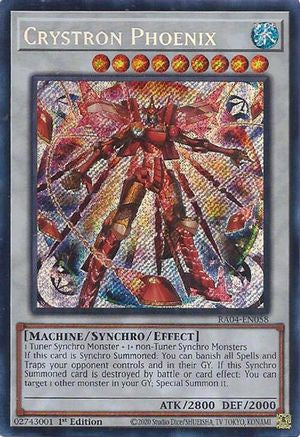Crystron Phoenix [RA04-EN058] Secret Rare - Yu-Gi-Oh! - Card Brawlers | Quebec | Canada |
