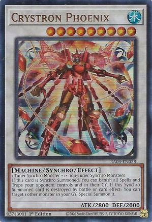 Crystron Phoenix [RA04-EN058] Ultra Rare - Yu-Gi-Oh! - Card Brawlers | Quebec | Canada |