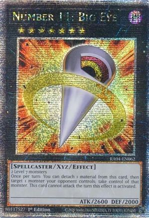 Number 11: Big Eye [RA04-EN062] Quarter Century Secret Rare - Yu-Gi-Oh! - Card Brawlers | Quebec | Canada |