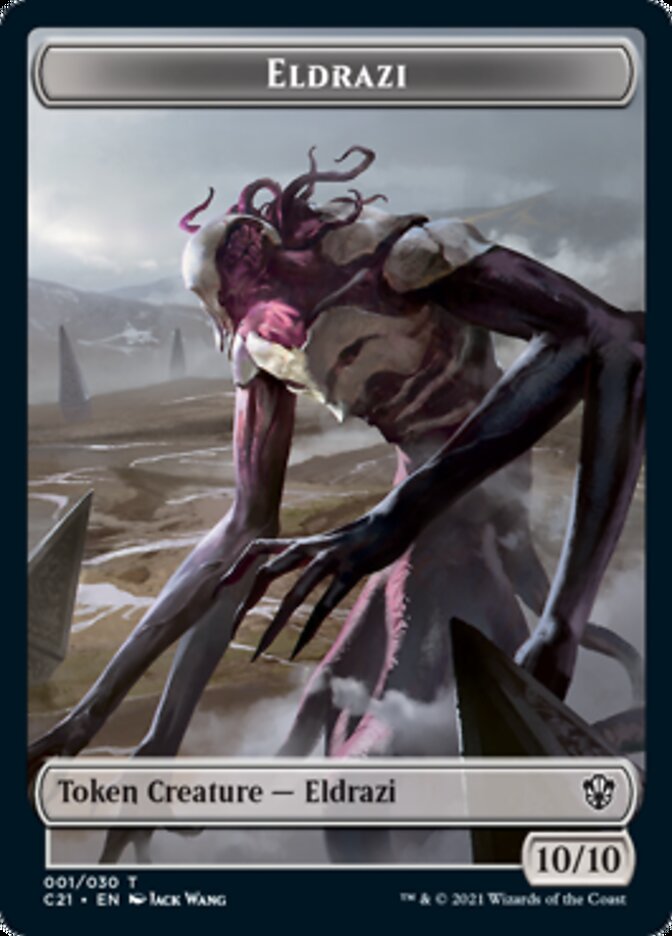Eldrazi // Champion of Wits Double-Sided Token [Commander 2021 Tokens] - Magic: The Gathering - Card Brawlers | Quebec | Canada |