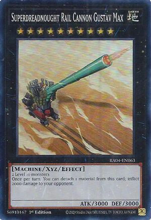 Superdreadnought Rail Cannon Gustav Max [RA04-EN063] Super Rare - Yu-Gi-Oh! - Card Brawlers | Quebec | Canada |