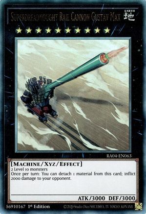 Superdreadnought Rail Cannon Gustav Max [RA04-EN063] Prismatic Ultimate Rare - Yu-Gi-Oh! - Card Brawlers | Quebec | Canada |