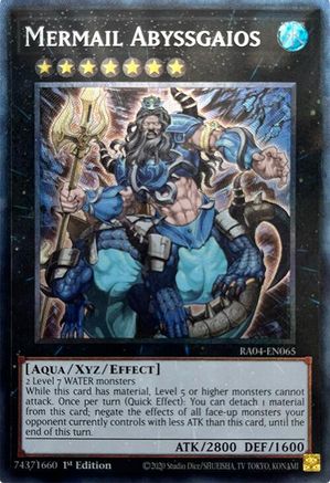 Mermail Abyssgaios [RA04-EN065] Prismatic Collector's Rare - Yu-Gi-Oh! - Card Brawlers | Quebec | Canada |