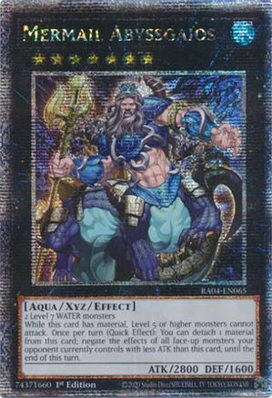 Mermail Abyssgaios [RA04-EN065] Quarter Century Secret Rare - Yu-Gi-Oh! - Card Brawlers | Quebec | Canada |