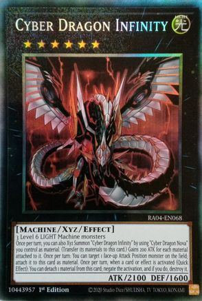 Cyber Dragon Infinity [RA04-EN068] Prismatic Collector's Rare - Yu-Gi-Oh! - Card Brawlers | Quebec | Canada |