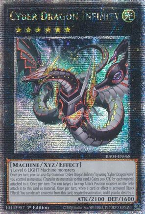 Cyber Dragon Infinity (Alternate Art) [RA04-EN068] Quarter Century Secret Rare - Yu-Gi-Oh! - Card Brawlers | Quebec | Canada |