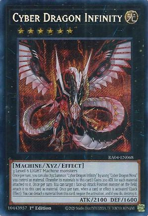 Cyber Dragon Infinity [RA04-EN068] Secret Rare - Yu-Gi-Oh! - Card Brawlers | Quebec | Canada |