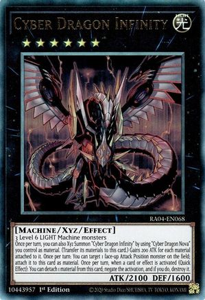 Cyber Dragon Infinity [RA04-EN068] Prismatic Ultimate Rare - Yu-Gi-Oh! - Card Brawlers | Quebec | Canada |