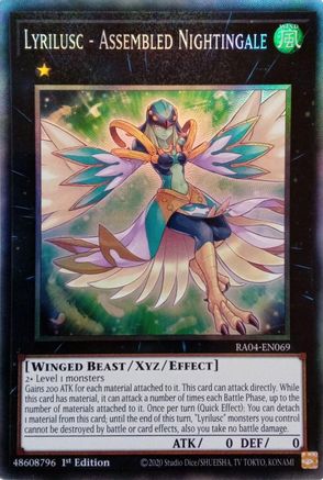 Lyrilusc - Assembled Nightingale [RA04-EN069] Prismatic Collector's Rare - Yu-Gi-Oh! - Card Brawlers | Quebec | Canada |