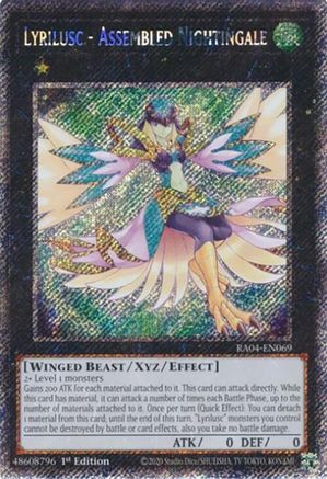 Lyrilusc - Assembled Nightingale [RA04-EN069] Platinum Secret Rare - Yu-Gi-Oh! - Card Brawlers | Quebec | Canada |