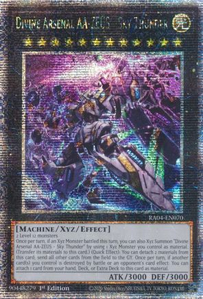 Divine Arsenal AA-ZEUS - Sky Thunder (New Art) [RA04-EN070] Quarter Century Secret Rare - Yu-Gi-Oh! - Card Brawlers | Quebec | Canada |
