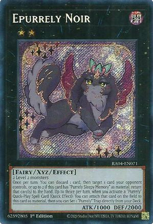 Epurrely Noir [RA04-EN071] Secret Rare - Yu-Gi-Oh! - Card Brawlers | Quebec | Canada |