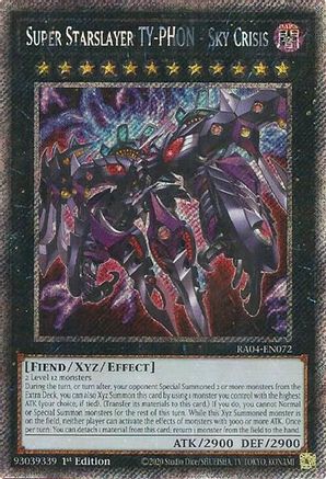 Super Starslayer TY-PHON - Sky Crisis [RA04-EN072] Platinum Secret Rare - Yu-Gi-Oh! - Card Brawlers | Quebec | Canada |