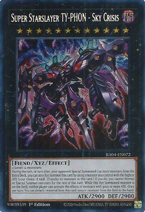 Super Starslayer TY-PHON - Sky Crisis [RA04-EN072] Secret Rare - Yu-Gi-Oh! - Card Brawlers | Quebec | Canada |