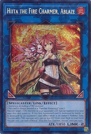 Hiita the Fire Charmer, Ablaze [RA04-EN074] Secret Rare - Yu-Gi-Oh! - Card Brawlers | Quebec | Canada |