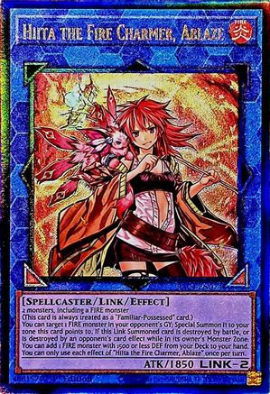 Hiita the Fire Charmer, Ablaze [RA04-EN074] Prismatic Ultimate Rare - Yu-Gi-Oh! - Card Brawlers | Quebec | Canada |