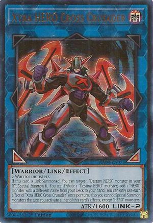 Xtra HERO Cross Crusader [RA04-EN076] Ultra Rare - Yu-Gi-Oh! - Card Brawlers | Quebec | Canada |