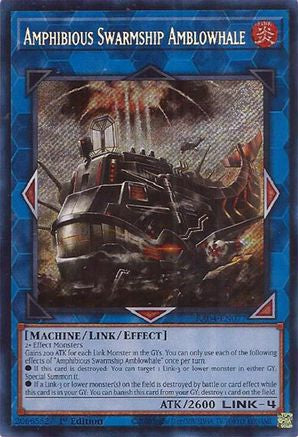 Amphibious Swarmship Amblowhale [RA04-EN077] Secret Rare - Yu-Gi-Oh! - Card Brawlers | Quebec | Canada |