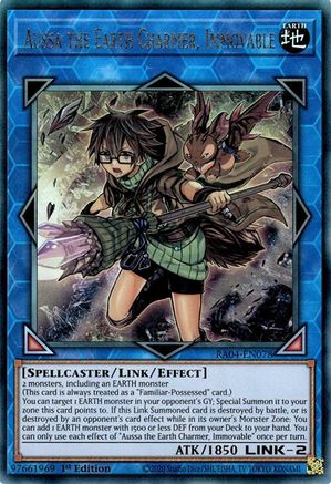 Aussa the Earth Charmer, Immovable [RA04-EN078] Prismatic Ultimate Rare - Yu-Gi-Oh! - Card Brawlers | Quebec | Canada |