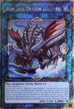 Worldsea Dragon Zealantis [RA04-EN082] Platinum Secret Rare - Yu-Gi-Oh! - Card Brawlers | Quebec | Canada |